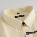 Goose Yellow Men's Long Sleeve Dyed Classic Shirt